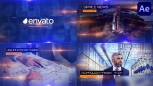 Videohive Industrial Technology Presentation for After Effects Openers template preview
