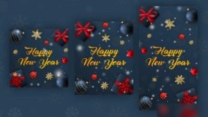 Videohive 4in1 Happy New Year Stories Openers template preview