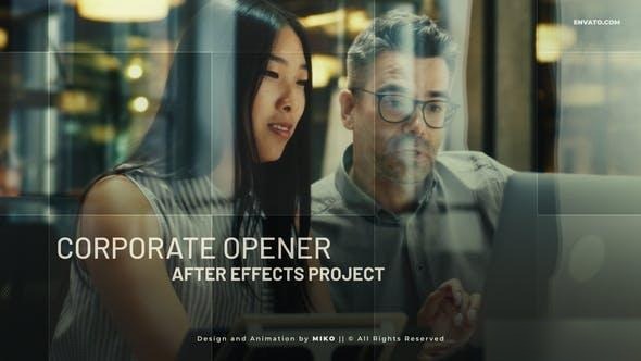 Videohive Corporate Slideshow Opener 51915525 Openers template preview