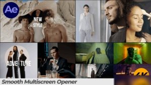 Videohive Smooth Multiscreen Opener Openers template preview
