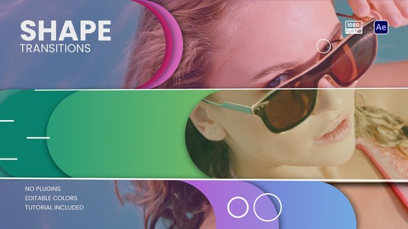 Videohive Shape Transitions Elements template preview