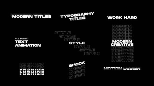 Videohive Modern Text Animation | AE 51985960 Titles template preview