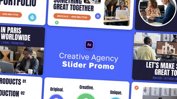 Videohive Creative Agency Slider Promo 47625722 Product Promo template preview