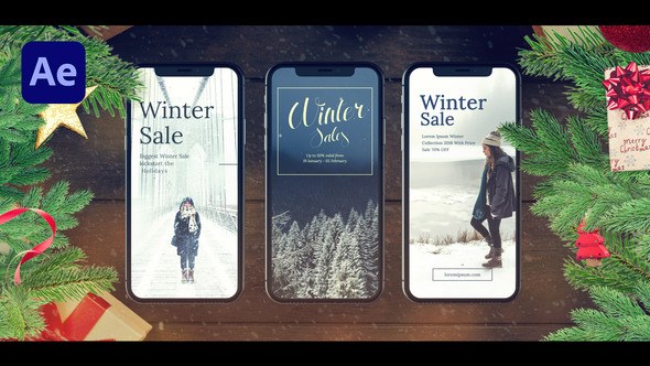 Videohive Christmas Stories II Product Promo template preview