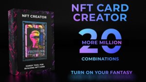 Videohive NFT Card Creator Elements template preview