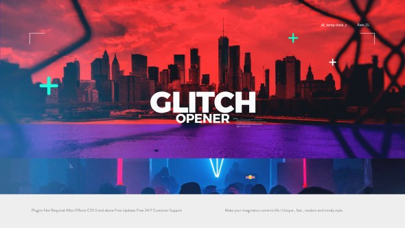 Videohive Glitch Opener 20868750 Openers template preview