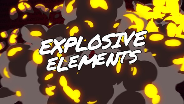 Videohive Explosive Elements // After Effects Elements template preview