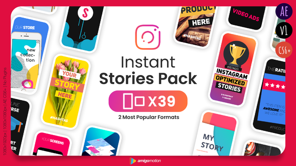 Videohive Instant Stories Pack Product Promo template preview