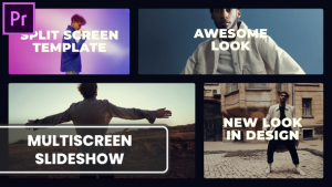 Multiscreen Slideshow MOGRT for Premier Pro Premiere Pro template preview