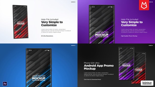 Videohive Android App Promo | S24 Ultra Mockup Product Promo template preview