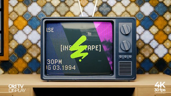 Videohive Old TV Mockup Display 57922516 Video Displays template preview