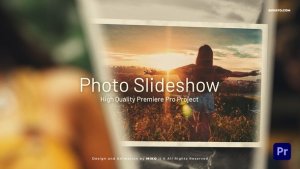 Slideshow Premiere Pro template preview