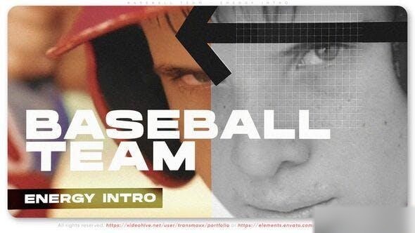 Videohive Baseball Team - Energy Intro Openers template preview