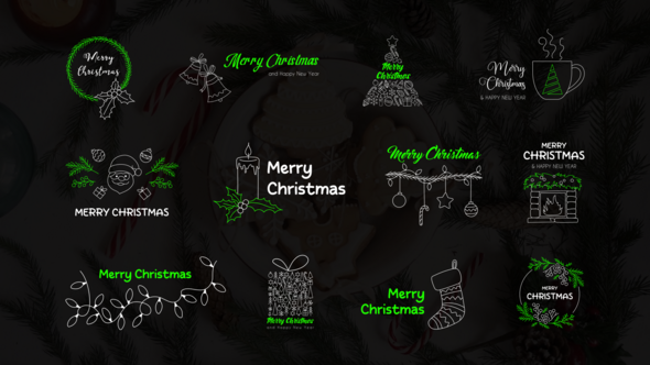 Videohive Christmas Titles 48999619 Titles template preview