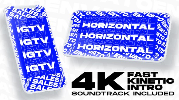 Videohive Kinetic Fast Intro Openers template preview