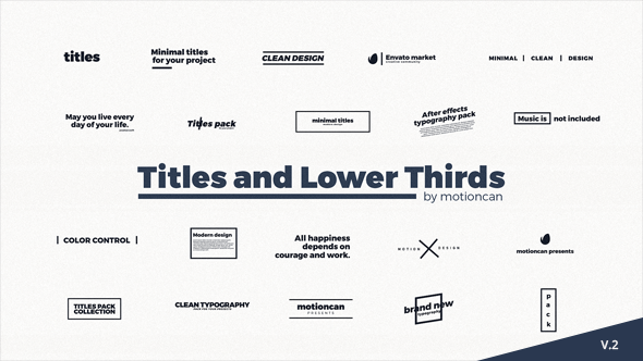 Titles Video Displays template preview