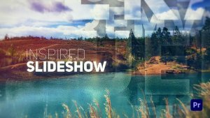 Inspired Slideshow Premiere Pro template preview