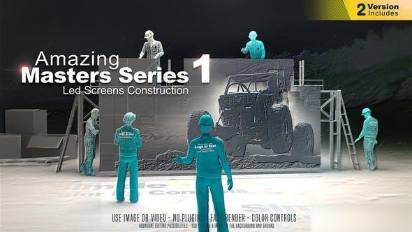 Videohive Amazing Masters Series 1 - Led Screens Construction Openers template preview