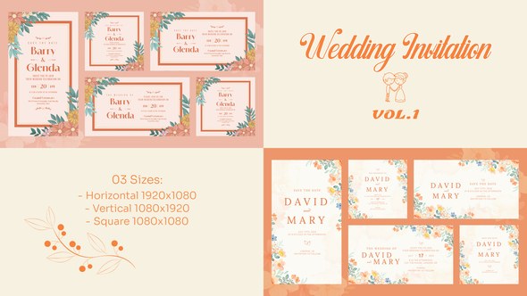 Videohive Wedding Invitation Vol.1 Openers template preview
