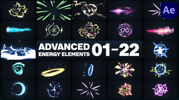 Videohive Advanced Energy Elements for After Effects Elements template preview