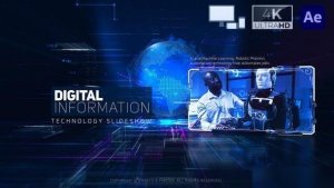 Videohive Digital Information Technology Slideshow Openers template preview