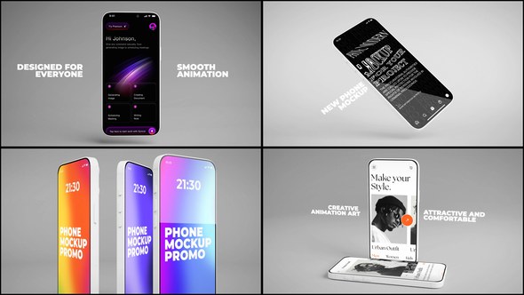 Videohive Modern Phone Mockup Product Promo template preview