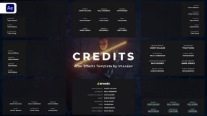 Videohive Credits Elements template preview