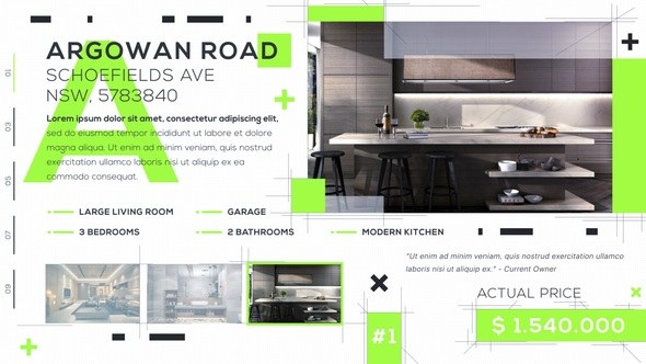 Videohive Real Estate Single Property II Product Promo template preview