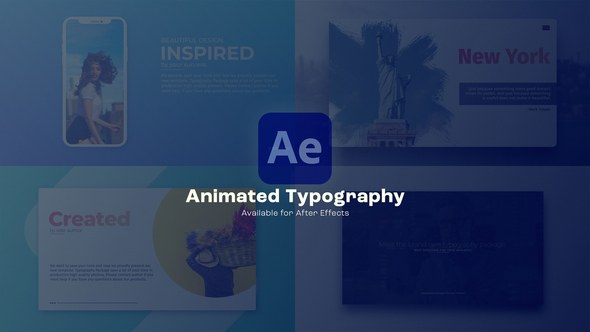 Videohive Animated Typography 47555514 Titles template preview