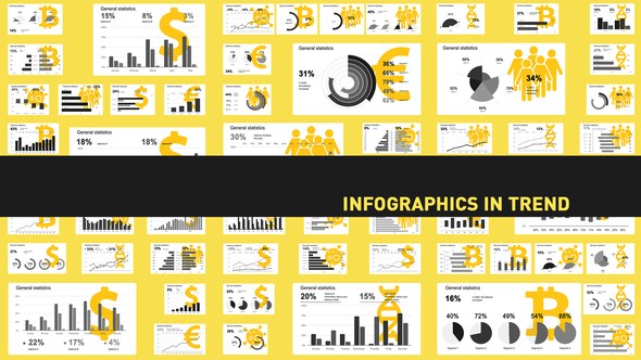 Videohive Infographics in trend Infographics template preview