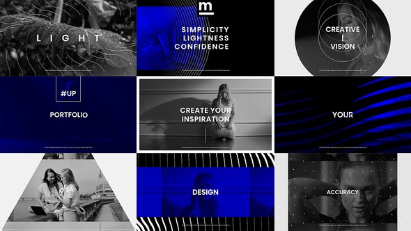 Videohive Modern Minimal Slideshow Openers template preview