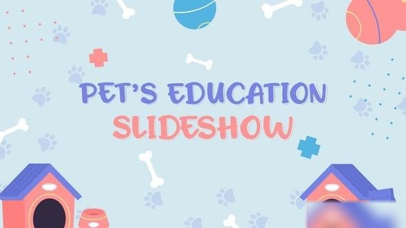 Videohive Pets Education Slideshow Broadcast-packages template preview
