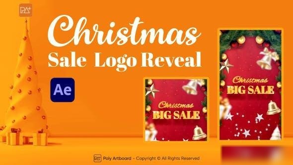 Videohive Christmas Sale Logo Reveal For After Effects Openers template preview