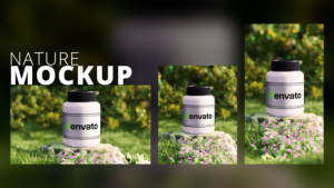 Videohive 3D Nature Product Mockup plus Vertical Product Promo template preview