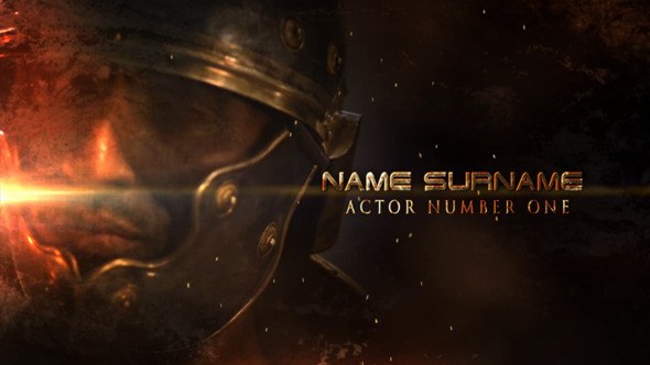 Cinematic Epic Titles Video Displays template preview