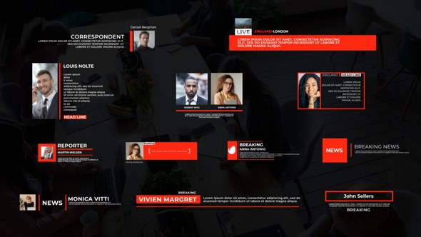 Videohive News Lower Thirds V.2 Elements template preview