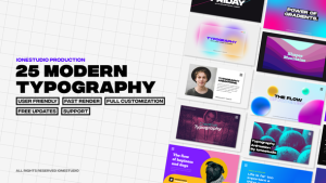 Videohive Modern Typography 42907460 Titles template preview