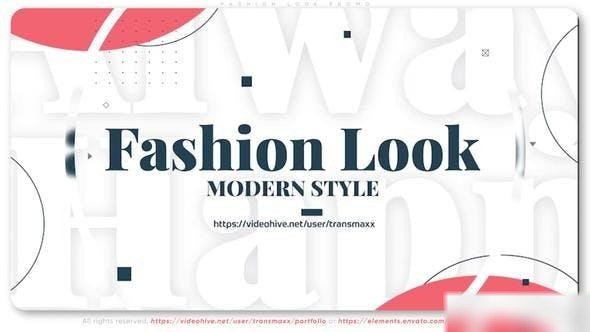 Videohive Fashion Look Promo Openers template preview