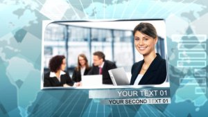 Videohive Glass Arrows Corporate Slideshow Video Displays template preview