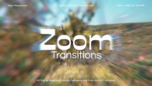 Optical Zoom Transitions for After Effects Elements template preview