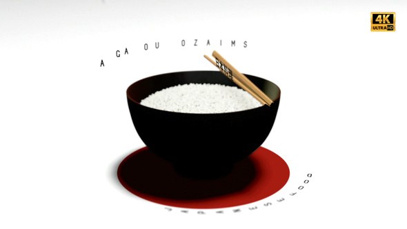 Videohive Asian Rice Bowl Advertisement - Arigatou Product Promo template preview