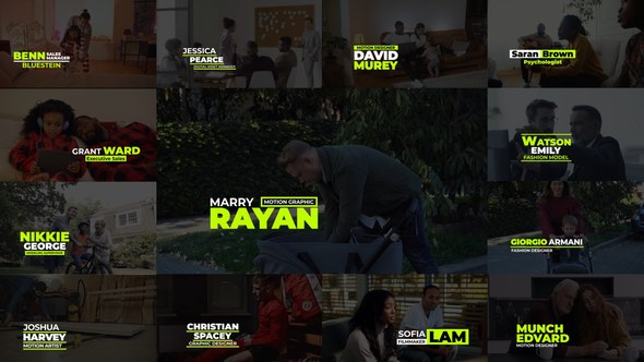 Videohive Lower Thirds | AE 44686073 Elements template preview