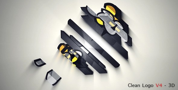 Videohive Clean Logo V4 - 3D Logo Stings template preview