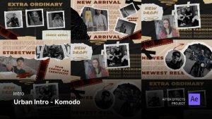 Videohive Intro/Opening - Urban Intro Komodo After Effects Project Files Openers template preview