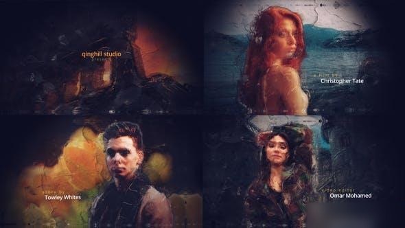 Videohive Paint Your Movie Credit V2 Openers template preview