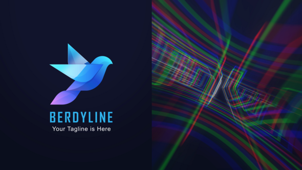Videohive Chromatic Aberration Logo Logo Stings template preview