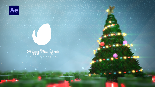Christmas Logo Reveal Video Displays template preview