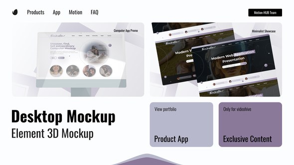 Videohive Website Promo Web ChatGPT Product Promo template preview