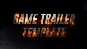 Videohive Iron Game Trailer Openers template preview
