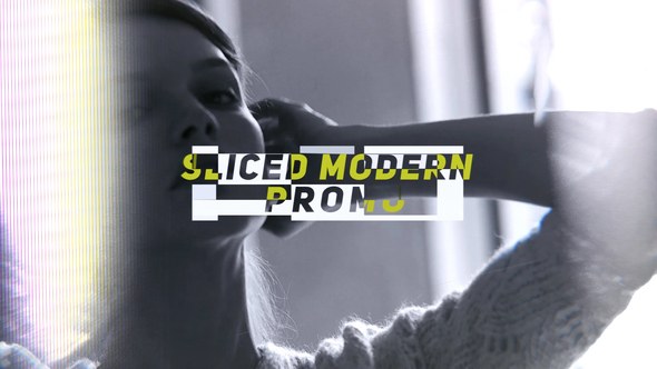 Videohive Sliced Modern Promo Openers template preview